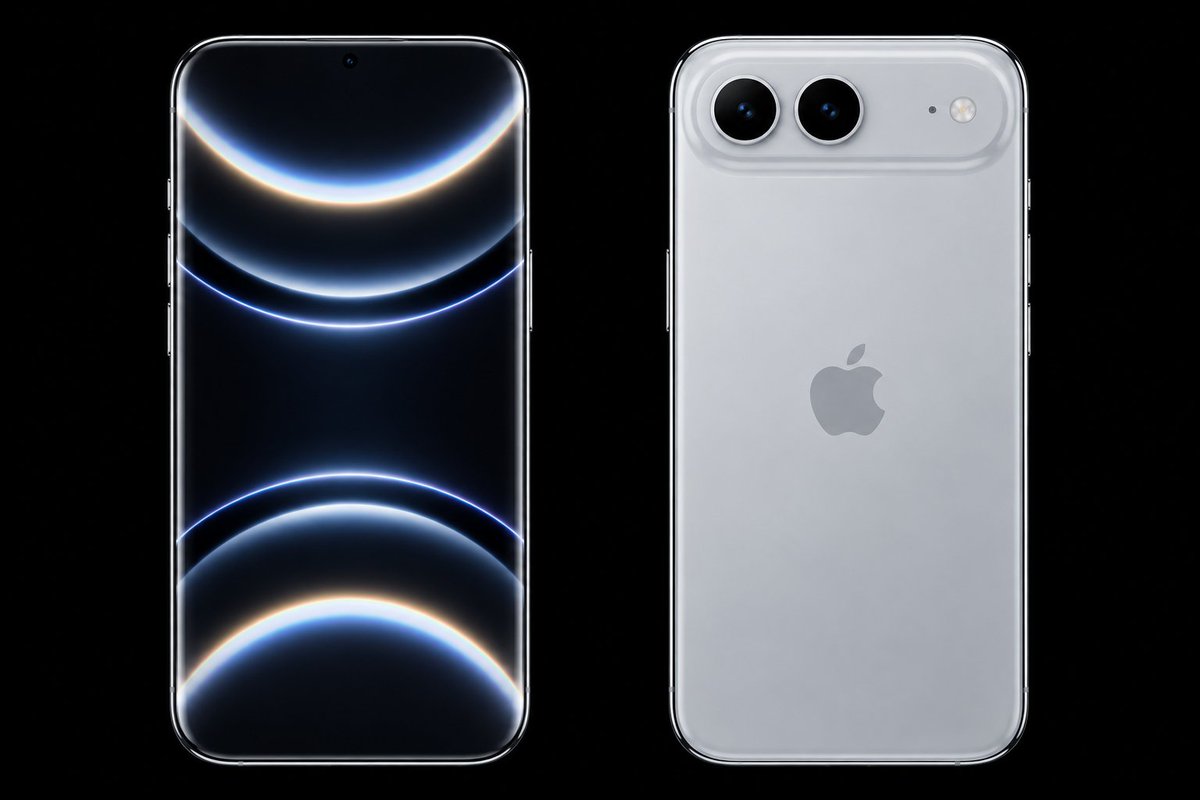 heyitsyogesh's tweet photo. The 20th anniversary iPhone in its current form

The design shares quite a few elements with the iPhone Air 2

Apple fans, are you liking the design? https://t.co/5SWCFcMLGR