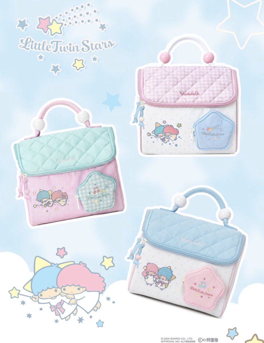 sasisbysi's tweet photo. VANWALK x LittleTwinStars ทำไมพึ่งเห็นคอลนี้แล้วของน่ารักมากกกก♡.°⑅🌟🩵 https://t.co/OI0hWbDDRX