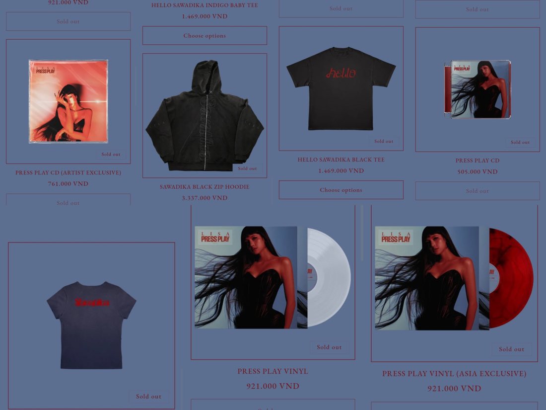 lalalisiousm's tweet photo. SOLD OUT  IN JUST 10 MINUTES this is completely insane.♥️🔥 https://t.co/vbEwDdSVSc
