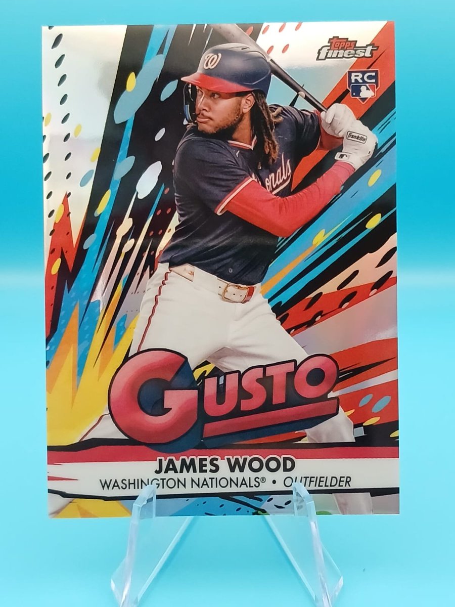 franckesnault's tweet photo. @Gylbret Du James Wood en Topps finest 2025 case hit Gusto RC 🌟 et une 2026 Rare /30; une topps chrome 2026 Bryce Harper /150 et topps 75 YoB /150 de Ketel Marte. #CardsAddict #sportscards #thehobby #GylbretCardsAddict https://t.co/kSQsX94Jis