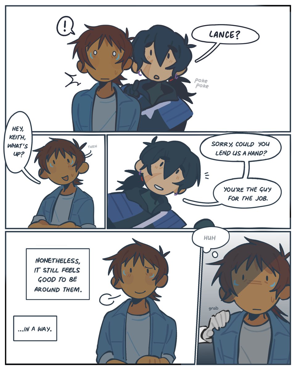 clink0maniac's tweet photo. special day #voltron #vld #lancemcclain (implied #klance) https://t.co/r7Nx7ep0Qg