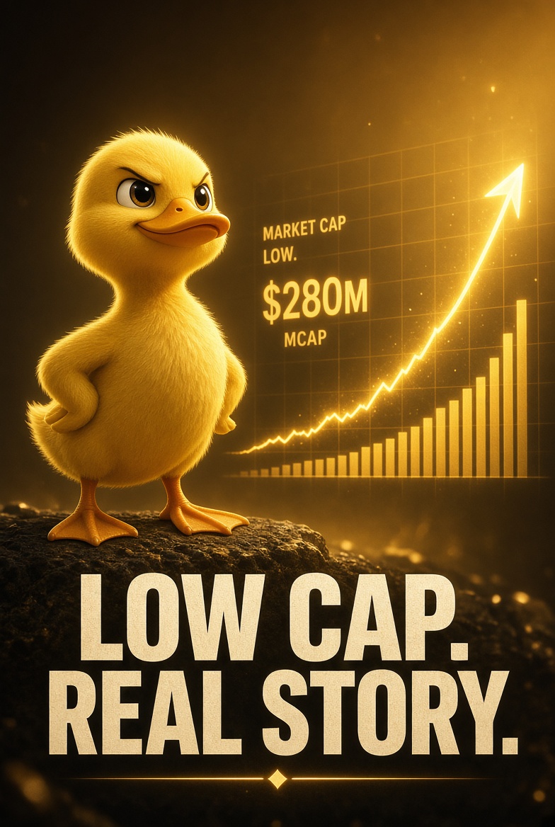 dimeXit's tweet photo. @vainxyz Low market cap + real story + community that actually cares > pure 100x hunting.

$DINKY is a special needs duckling with wry neck who went viral on TikTok and built something real.

Not just another ticker. A movement.

CA: 3YNCESdqhSgvsD4aARHC4rdqXpjyW9CWjosH82hNpump https://t.co/SJ8tpb40hl