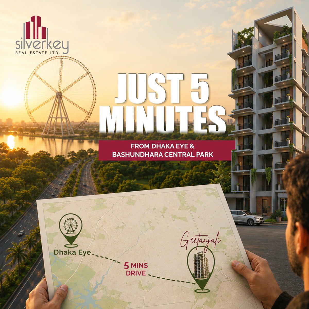 Silverkey_'s tweet photo. An icon is rising within a 5-minute drive of your future home.
The iconic Dhaka Eye at Bashundhara Central Park is just 5 minutes away from Geetanjali by Silverkey.
📱01894-782808
📞09614-782808
#Silverkey #Bashundhara #DhakaEye https://t.co/N6lzi50tZb