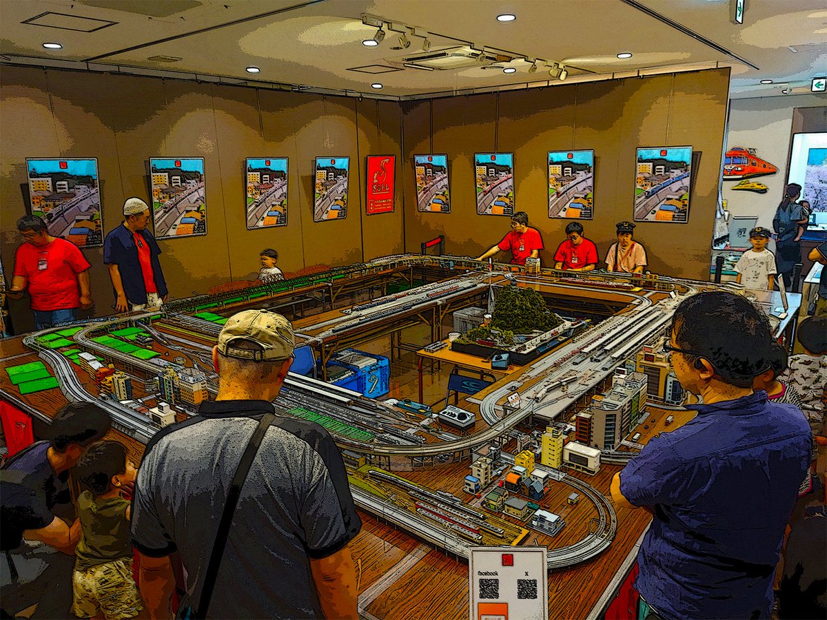GifuTrain's tweet photo. #笠松 #笠松町歴史未来館 #かさまつ鉄道模型展  #ぎふトレ #笠松テツドウモケイ運転会 

無事ラストラン！
ご来場いただいた皆様（期間中4500人超！)、一緒に盛り上げた出展者の皆様、
運転会コラボした透千保様、企画してくださった笠松町歴史未来館の皆様、そして笠松町長様
ありがとうございました https://t.co/IkkPxs3qE4