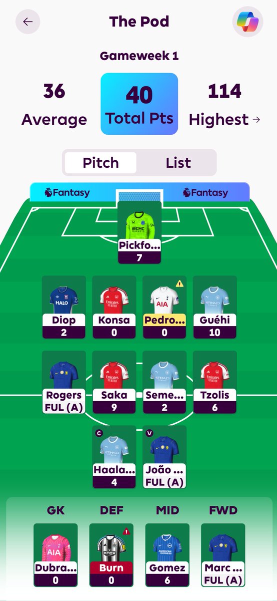 DuplicationT's tweet photo. @ademola_irawo @premierleague I'm at 40, Demmy,  I just made some updates in this thread actually. I will only make one post per week on the FPL and then do updates in comments https://t.co/rbX0bFhUXJ