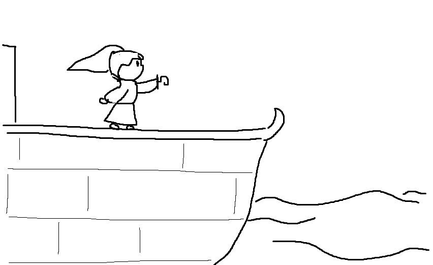 SpookyToasted's tweet photo. She stole the boat when the trend ended https://t.co/fvZpxfmMgT