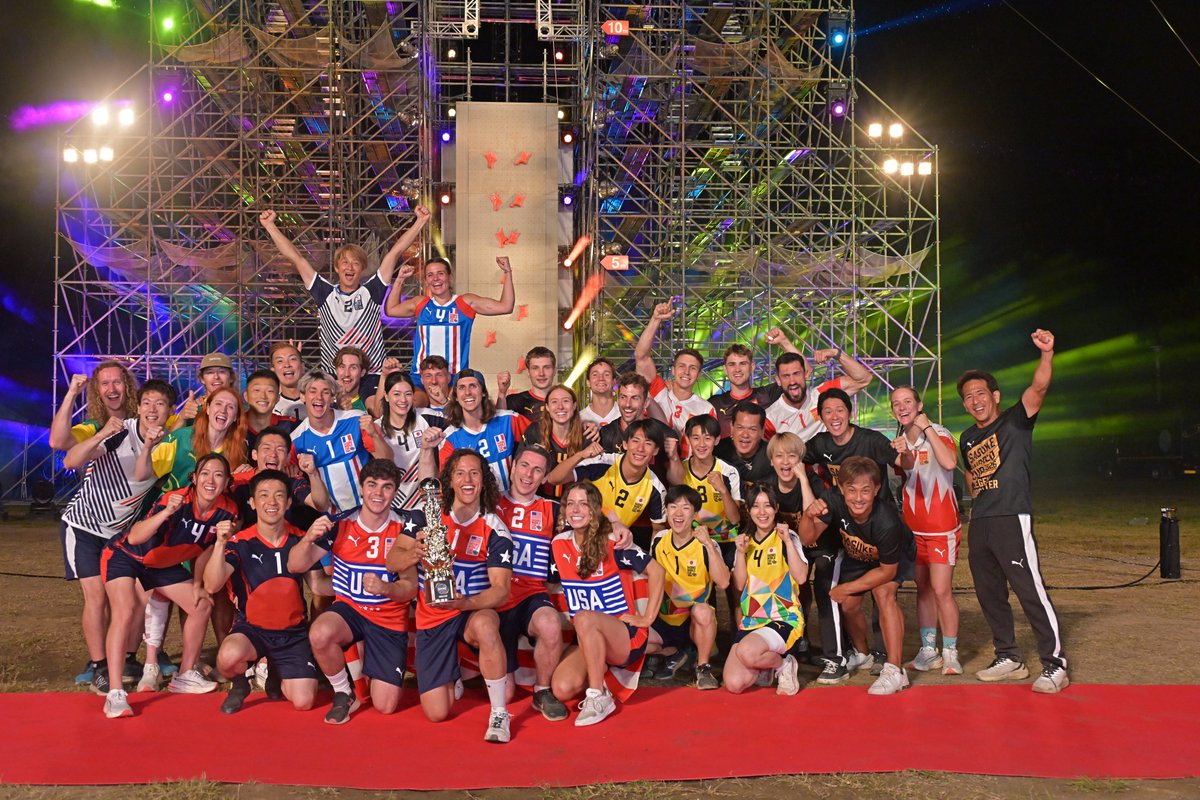 sasuke_tbs's tweet photo. ／
#SASUKEワールドカップ2026
ご視聴ありがとうございました✨
＼

【総合成績】
🏆優勝 🇺🇸アメリカ
2位 🇯🇵日本Red
3位 🇵🇱ポーランド
4位 🇯🇵日本U20
5位 🇦🇺オーストラリア
6位 🇫🇷フランス
7位  🇯🇵日本Blue
8位 🇩🇪ドイツ

準備が出来次第
YouTubeで ぶっちゃけ生トークSPです
https://t.co/Aek6wmOx9w https://t.co/Sw3tDItzHo