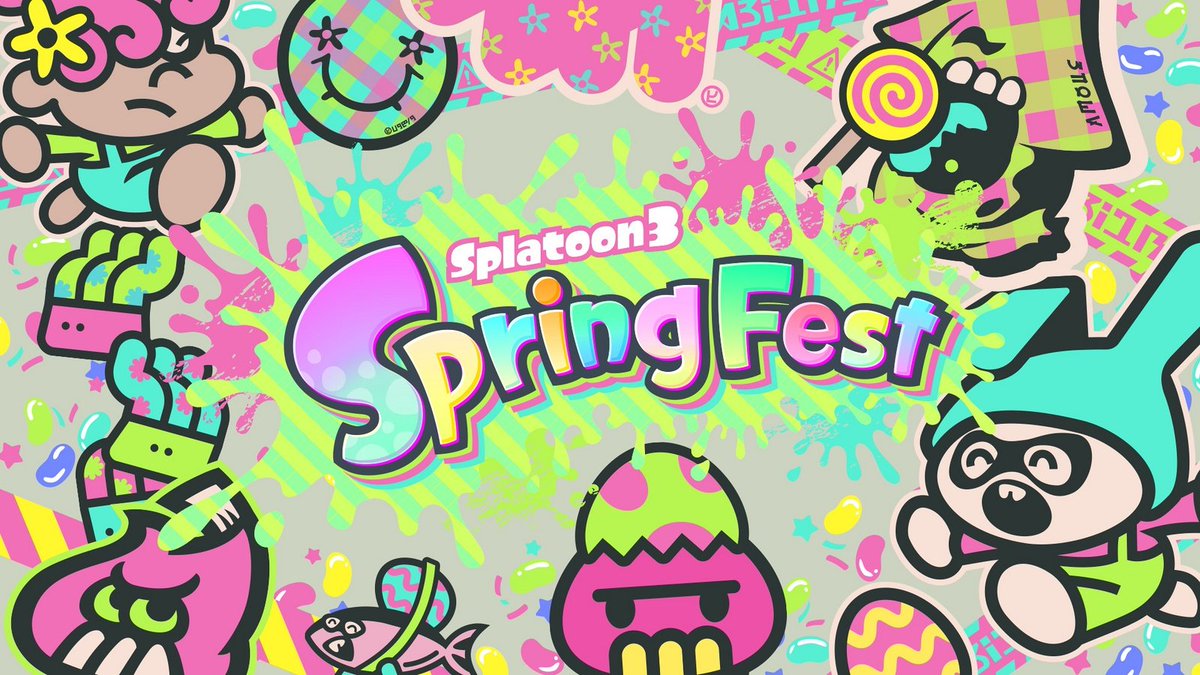SwitchySh4rky's tweet photo. I've never really seen anyone talk about it before but man I love the different seasonal splatfest graffiti/stickers https://t.co/rsaVwZsmcI
