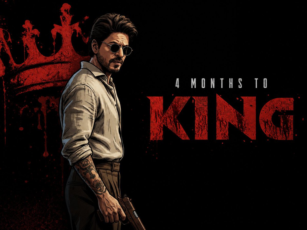 TweetsbyHarshal's tweet photo. 24 DECEMBER 2026.

Christmas holidays. New Year holidays. @iamsrk and @justSidAnand together. A massive action spectacle.

After the ₹1000+ CR era of PATHAAN & JAWAN, KING isn't arriving like a normal movie - it's arriving like an EVENT.

If the WOM is 🔥, ₹800 CR+ India Nett and ₹1500 CR+ worldwide isn't madness.

The KINGDOM is waiting. 👑🔥
#KING #ShahRukhKhan
