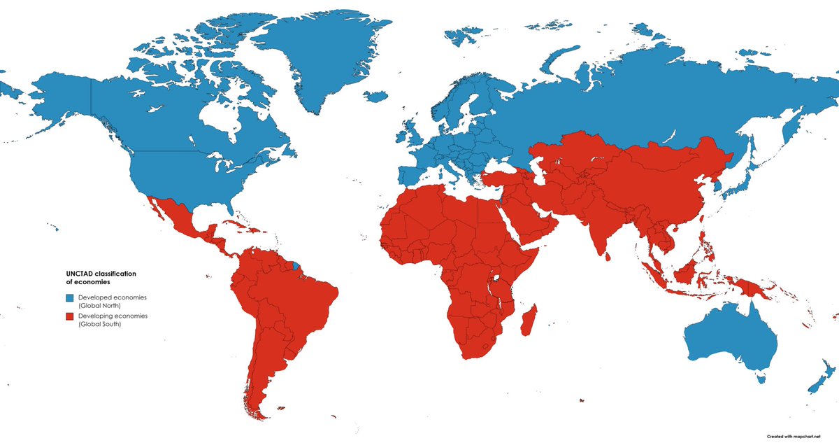 uxsvbb999's tweet photo. @OldDSquirrel @osen11k @marivalentimdf a porra dessa categoria foi reconhecida pela UNCTAD em 2023, seu palpiteiro de merda. confere a fonte que a própria wiki usa, seu jumentola.

hemisfério sul e sul global são conceitos distintos. mesmo quem é critico da categoria reconhece que são coisas distintas. chimpa teimoso. https://t.co/vqi8ROnLhj