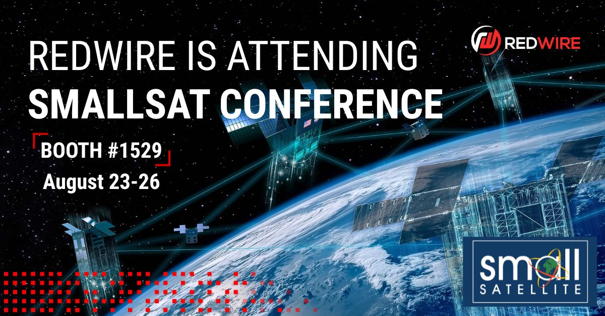 Redwire's tweet photo. #SmallSat26 is officially underway! 🚀 Visit Redwire at Booth #1529 as we showcase next‑generation space infrastructure — including high‑performance power solutions, VLEO spacecraft, digital engineering, Sentinel Space Sensors, and flexible payload adapters.
As the conference celebrates 40 years of innovation and constellation success, we’re excited to highlight technologies built to support evolving mission needs across emerging architectures. ✨