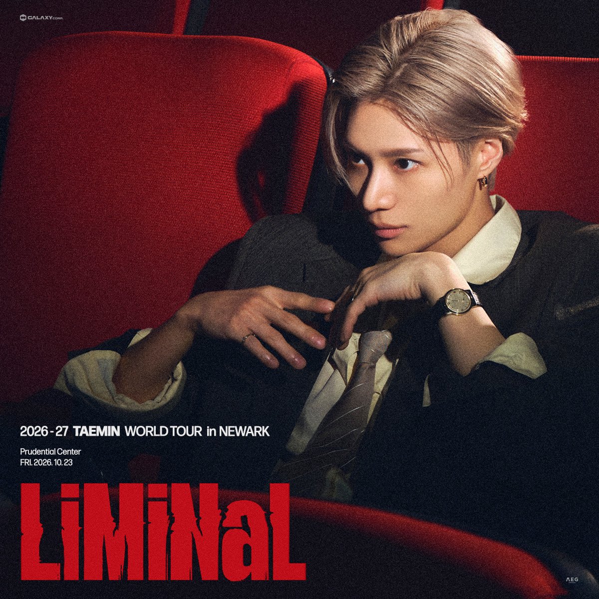 PruCenter's tweet photo. 2026-27 TAEMIN WORLD TOUR <LiMiNaL> is coming to Newark on October 23. Sign up for early access to tickets.

More info at https://t.co/1EdZlPSNCP. https://t.co/L73Ib4hrz4