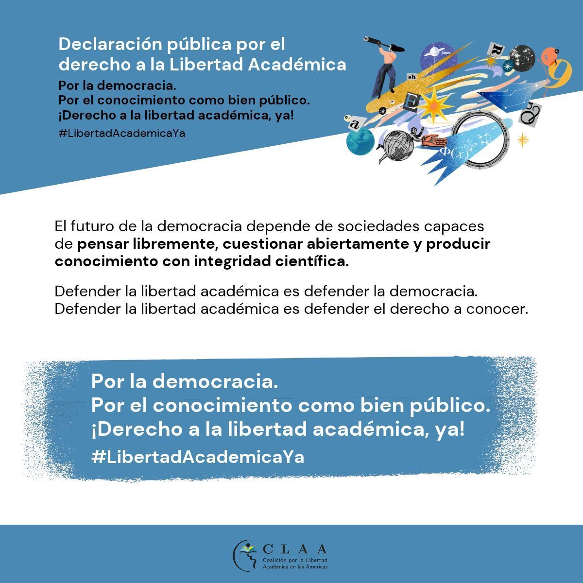 CafaClaa's tweet photo. La libertad académica es un derecho humano.
Defenderla es defender la democracia, el derecho a conocer y la libertad de pensar.
5 años después de los Principios Interamericanos, el desafío es:
¡Implementarlos!
#AcademicFreedomNow
@udem
@uOttawaHRREC
@ScholarsAtRisk https://t.co/aWUKbQqkAc