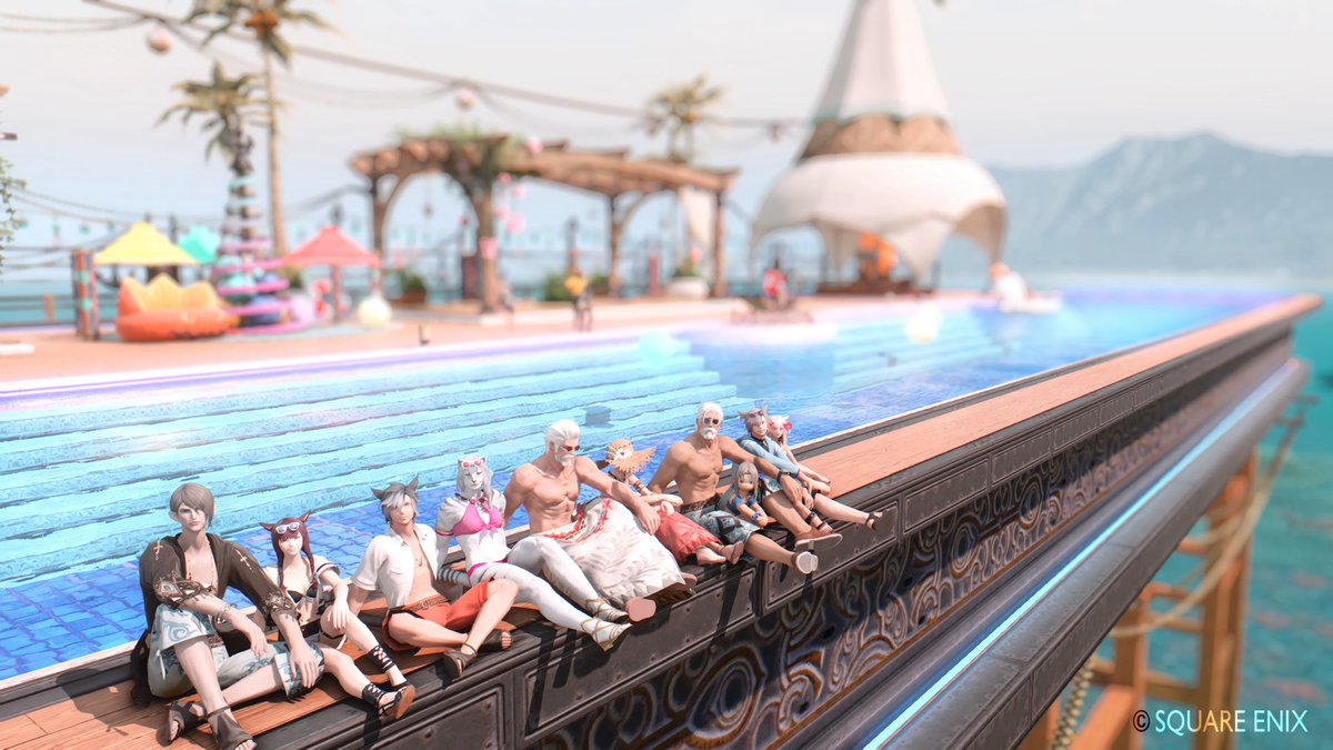 mora_ff14's tweet photo. LSのみんなと１周年記念撮影！

#FF14 #レツファンSS https://t.co/hIpL5xnZ6J