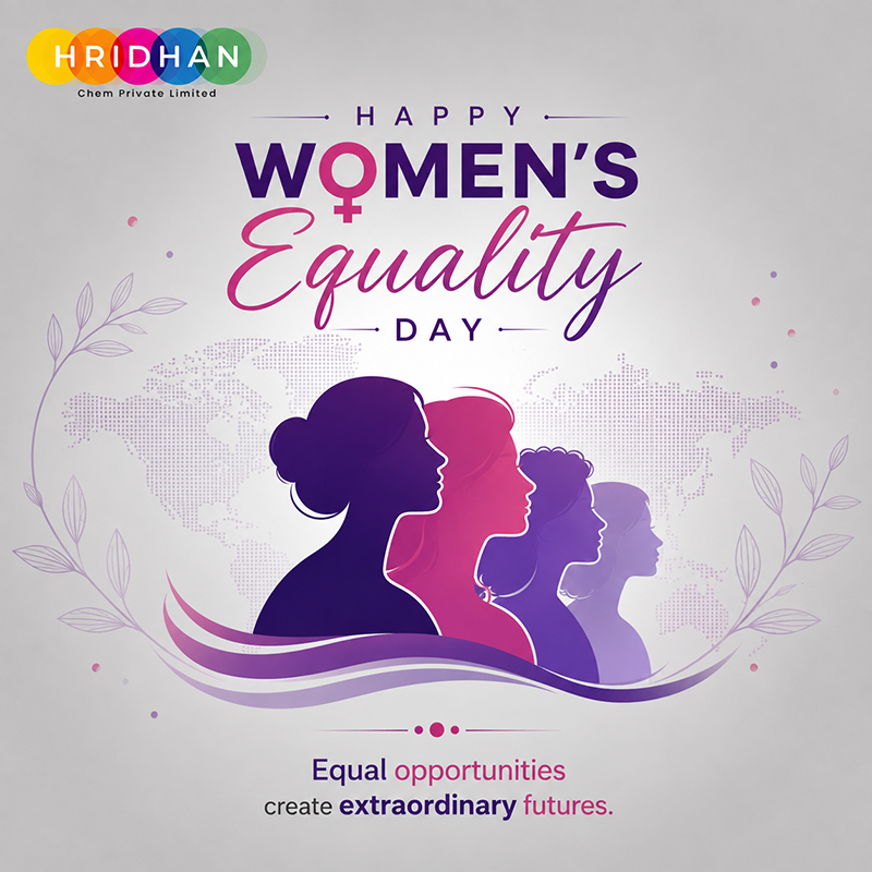 hridhanchem's tweet photo. This Women's Equality Day, Hridhan Chem celebrates the achievements, leadership, and contributions of women across every industry while reaffirming the importance of building workplaces where talent knows no gender.

#WomensEqualityDay #EqualityForAll #WomenInIndustry #Diversity https://t.co/O2ptRnYhfy
