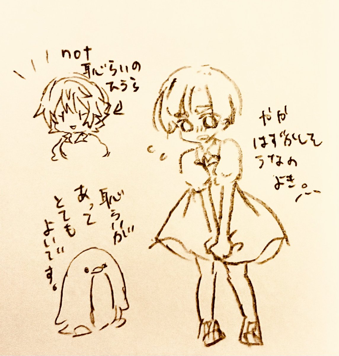 penguinAinezu28's tweet photo. なんで出くわす直前まで別行動だったはずの君まで女装してたのか本当によくわからないんだけども、とてもかわいいので好きです https://t.co/sZdtdKV9rS