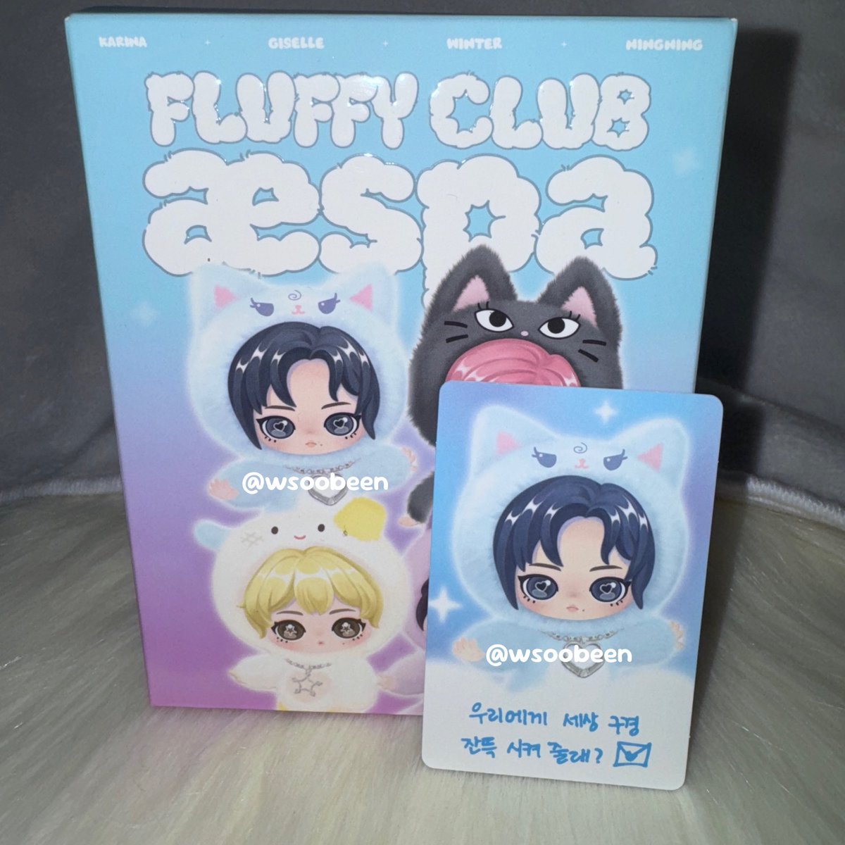 wsoobeen's tweet photo. ขาย Pop Mart aespa
Fluffy Vinyl Plush Doll Blind Box
Karina คาริน่า มือหนึ่ง ไม่แกะ

730 รวมส่ง

นัดรับ BTS ชิดลม สยาม ได้
สนใจ DM ค่า
#POPMARTxaespa
#ตลาดนัดaespa
#ตลาดนัดเอสป้า wts https://t.co/U3GB8gov7U