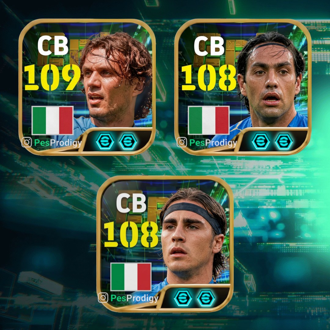 PES_ProdigyYT's tweet photo. Epic: Italy Defenders

Paolo Maldini
Alessandro Nesta
Fabio Cannavaro

#efootball2027 #LaCasaDeLosFamososMéxico #FreeJulián #tellonym #epic #efootball #paolomaldini https://t.co/8O7nGDSthC