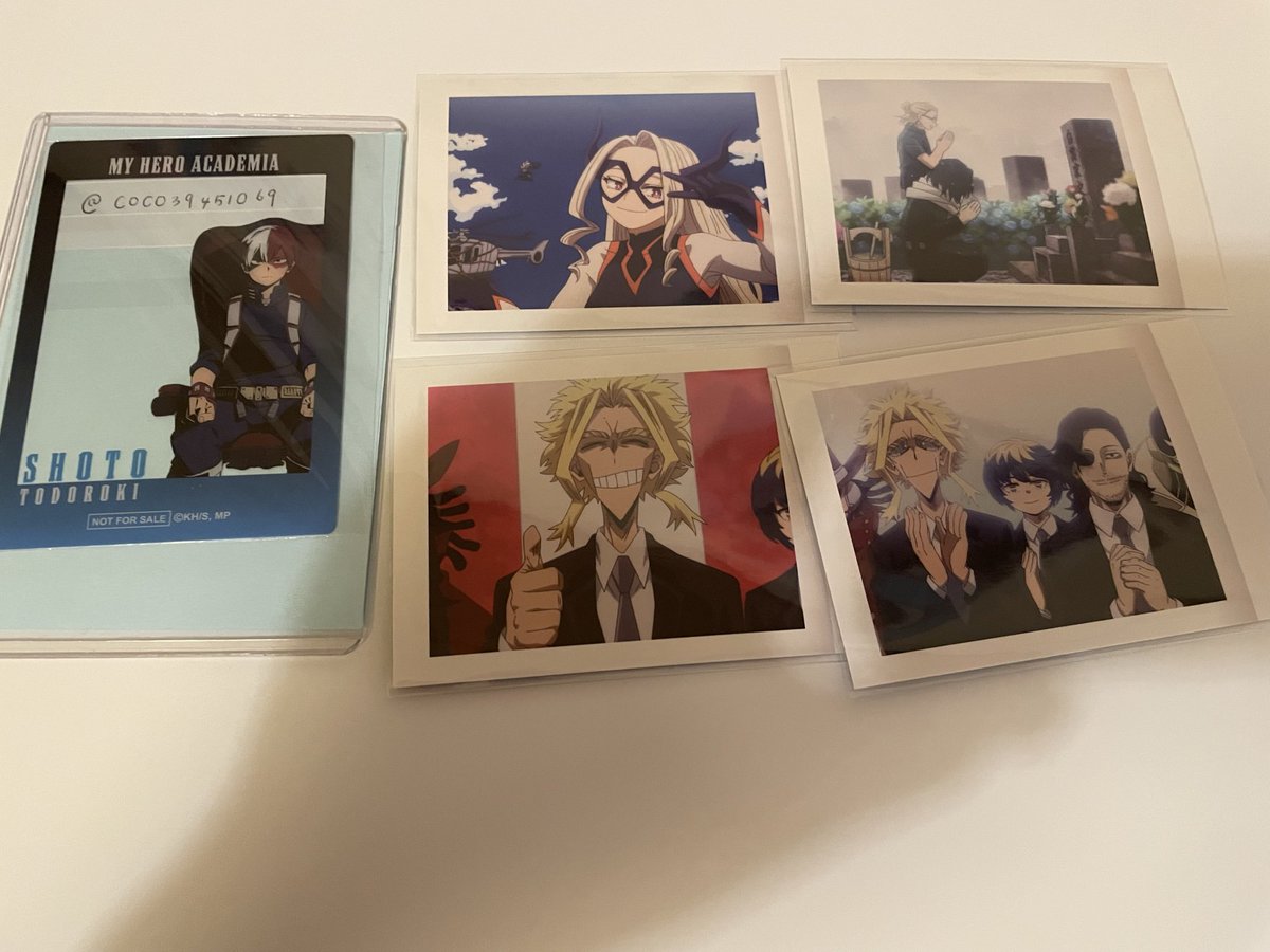 COCO39451069's tweet photo. 《交換》僕のヒーローアカデミア ヒロアカ ぱしゃこれ FINAL SEASON ファイナル

譲　画像 1.2.3.4.5

求┊︎轟 同種

都内手渡し＞郵送
検索からもお気軽にお声掛けください🙇‍♂️ https://t.co/6TAWzhgAjw
