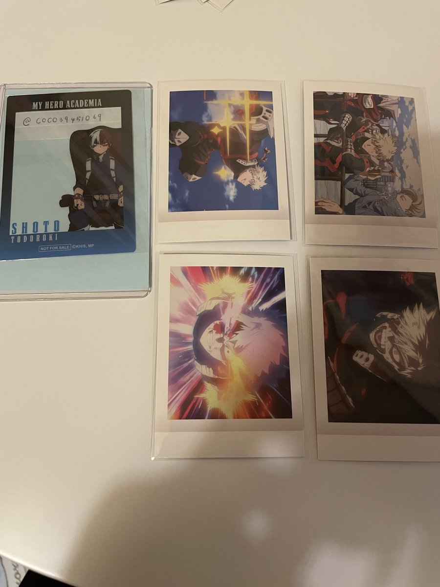 COCO39451069's tweet photo. 《交換》僕のヒーローアカデミア ヒロアカ ぱしゃこれ FINAL SEASON ファイナル

譲　画像 1.2.3.4.5

求┊︎轟 同種

都内手渡し＞郵送
検索からもお気軽にお声掛けください🙇‍♂️ https://t.co/6TAWzhgAjw