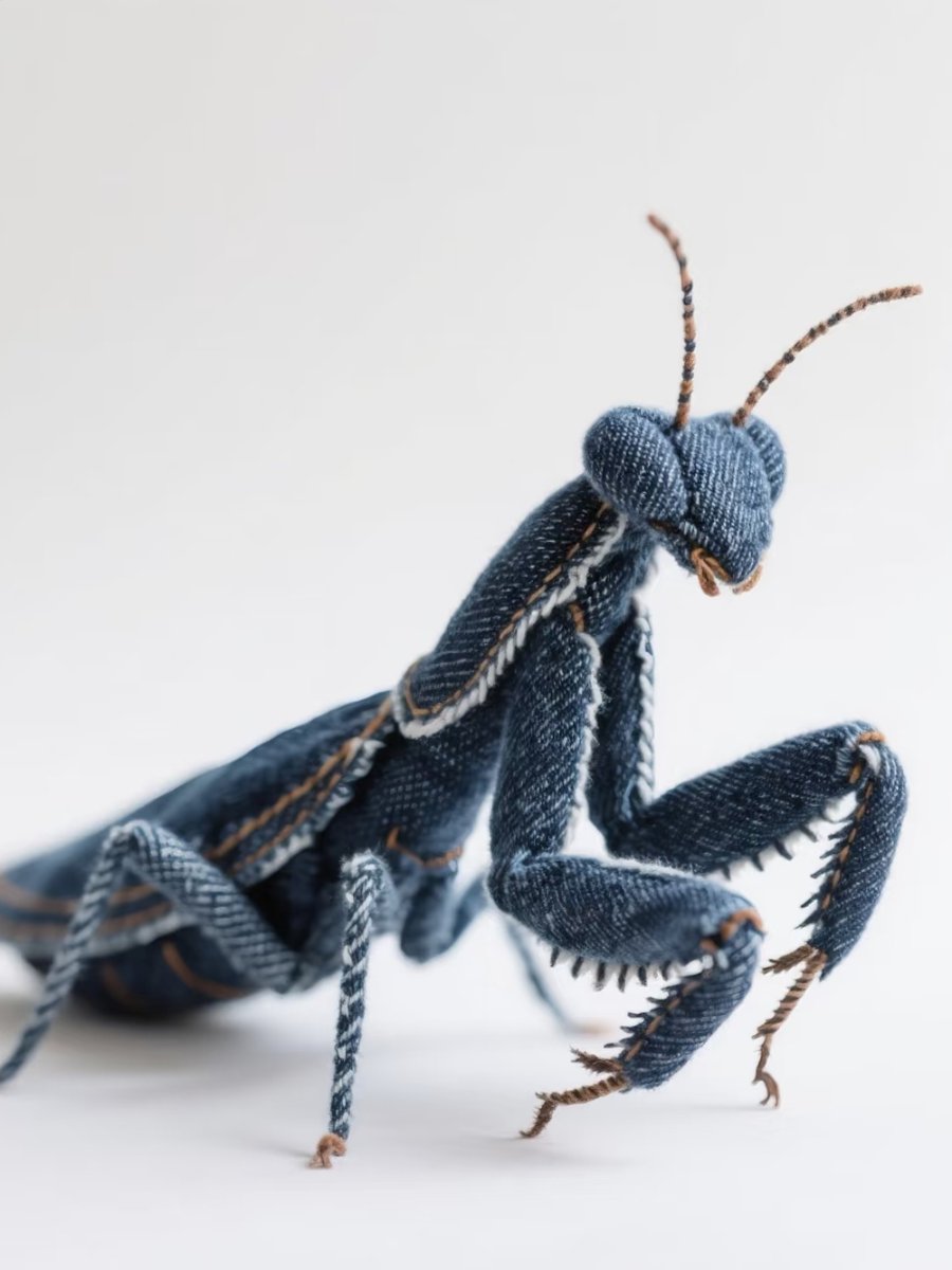 AhmadPasley's tweet photo. Just finished a cute fabric keychain DIY! Used old denim scraps and a bit of embroidery thread—turned waste into a tiny, personalized accessory https://t.co/Ry5cIEp2XV
