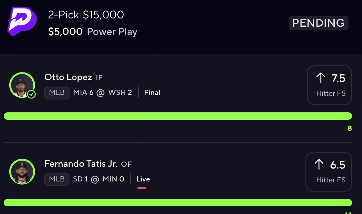 395RomanBlake's tweet photo. BANG $25K OFF @PrizePicks  SUNDAY 🔥🔥

THATS HOW WE START THE DAY 😏

MONDAY VIP IS READY⬇️
https://t.co/tTjvN1NyUD https://t.co/u11dg5uy8H