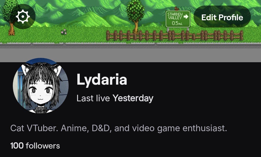 Lydaria32's tweet photo. Yay 100 follows! Thanks for the support (⁠✿⁠^⁠‿⁠^⁠) #lydarialive https://t.co/dNdt5aMGsH