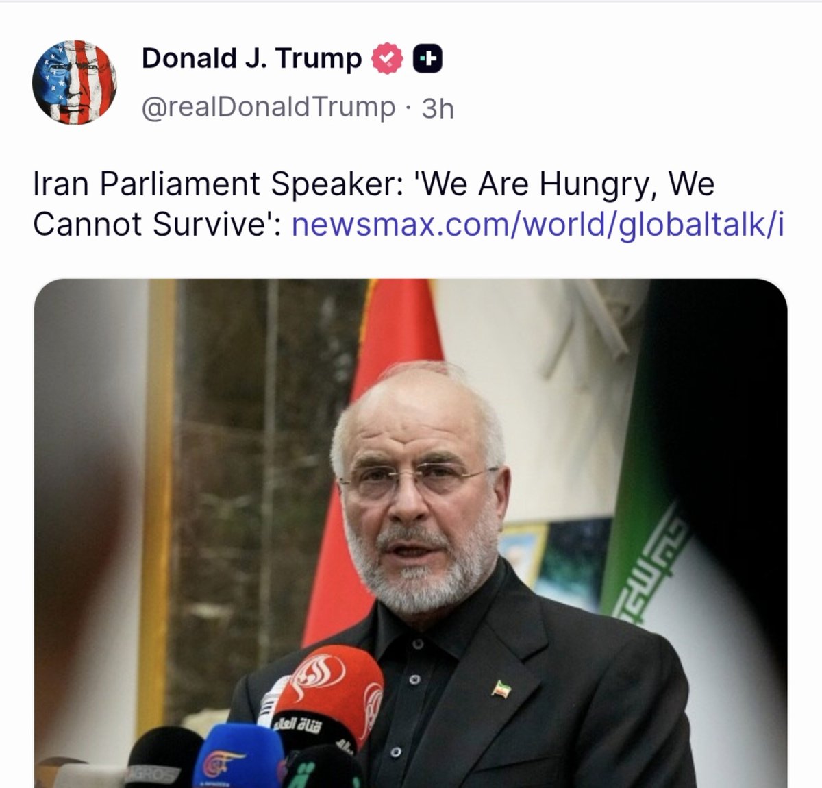 shandell__'s tweet photo. دلم برای قالیباف سوخت 💔 
صاحب این جمله باید ظریف و دیگران می‌بودند... https://t.co/8yKGBwmfVz