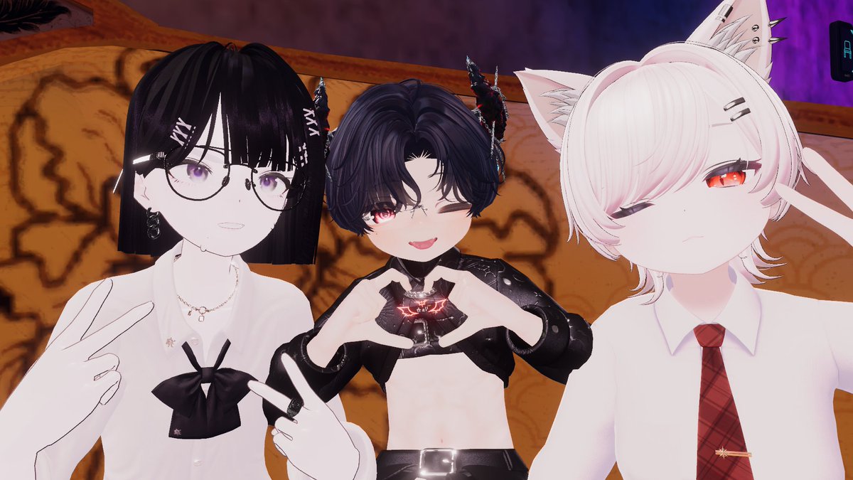 Lyka_Nocturne's tweet photo. 先日はありがとうございました。
初めてお会いする方から、いつも会いに来てくださる方まで、お話できて嬉しかったです。
緊張されていた方も、楽しそうにしてくださって安心しました。
皆様が僕に向けてくださる気持ちも、とても嬉しく思っています。
またゆっくりお話ししましょうね🖤
#VRC_Lustroir https://t.co/VJUBW8VWbD