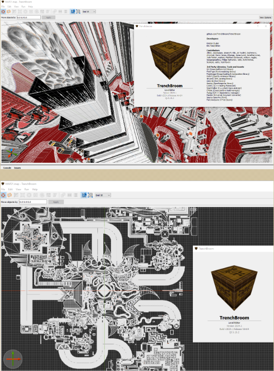 doomawards's tweet photo. DRB now includes a complete Doom to Quake conversion pipeline. Open a Doom map, convert its sector geometry into real Quake brushes, preserve textures, 3D floors and other features, then export directly to Q1, Q2 or Q3 MAP format ready for editing in secs https://t.co/RK1ej0mQqv https://t.co/AhqEDtyGJ2