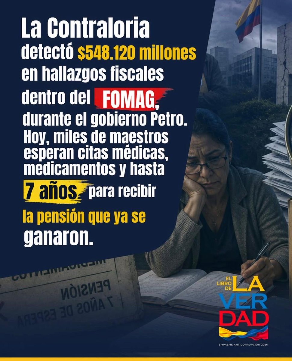 CxRamirezMiguel's tweet photo. ¿De qué sirvió señalar a la administración anterior si, mientras @BayonaHerman estaba al frente del FOMAG, se disparó la contratación y se creó oficialmente, con el respaldo del Ministerio del Trabajo, un sindicato de manera exprés el 3 de agosto, justo antes de la posesión presidencial? La pregunta es inevitable: ¿buscaban administrar el Fondo o atornillarse en él? Los colombianos merecen respuestas, el @fomag se lo mecatearon @petrogustavo y su nido de ratas, los maestros víctimas de su propio invento, @ABDELAESPRIELLA @AnaVesga_G @agaviriau @fecode