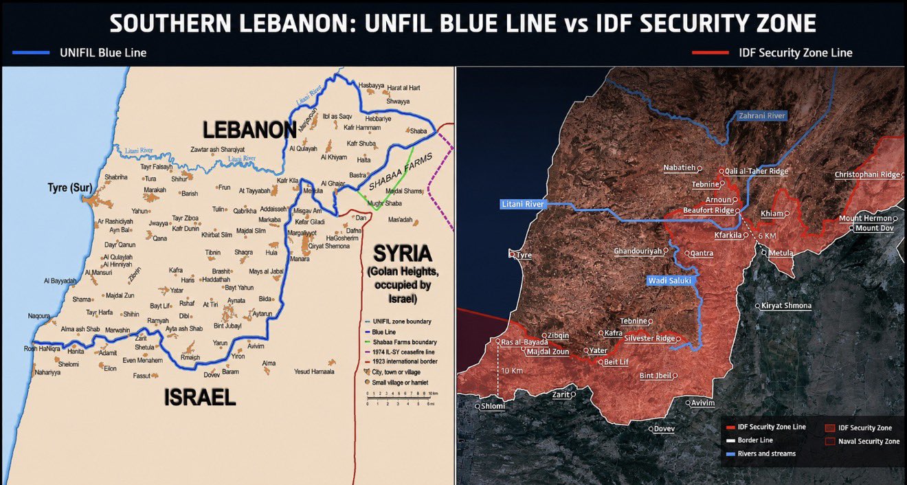 UNIFIL reports IDF military presence north of Blue Line violates UN Resolution 1701