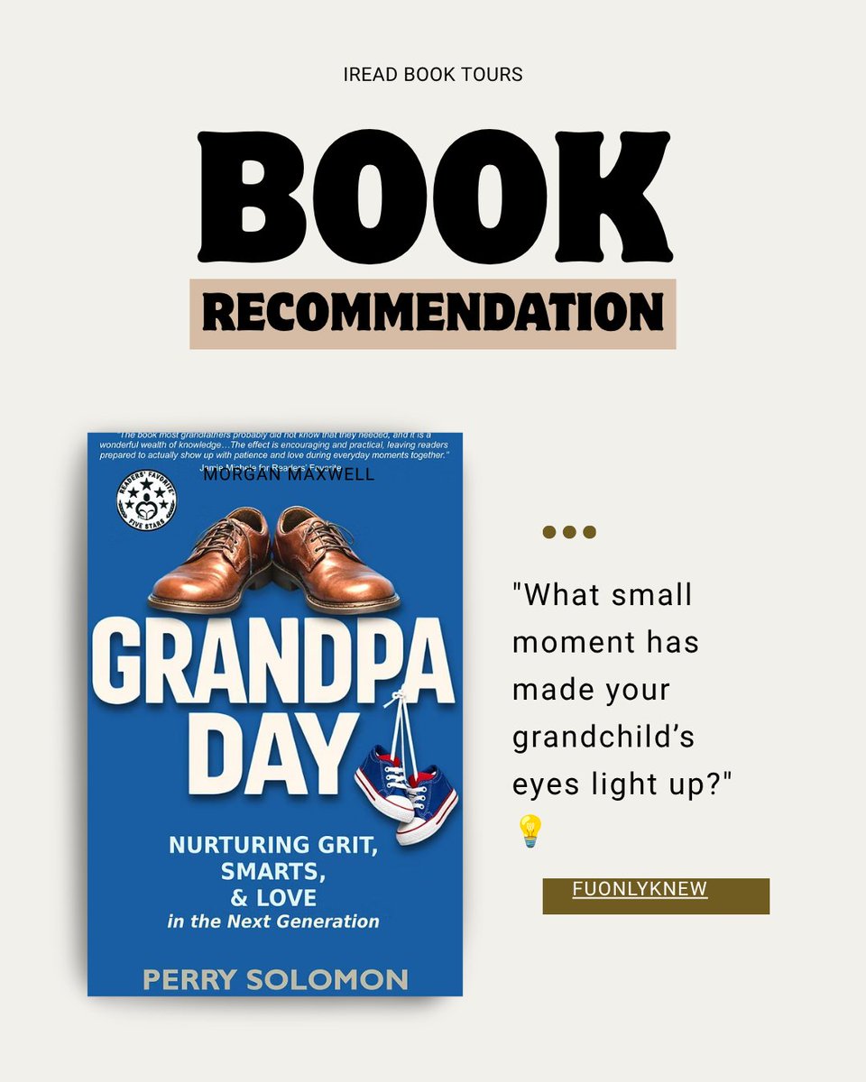 iReadBookTours's tweet photo. How can one small moment shape a child's future? 🍓 Perry Solomon shares a touching story about connecting with his granddaughter in a new guest post for Grandpa Day!

Read it on FUONLYKNEW 👇 https://t.co/4YZlHhlENm https://t.co/mhTTgdbUZA