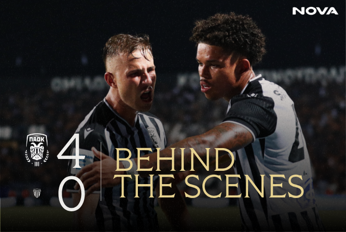 PAOK_FC's tweet photo. #BehindTheScenes Το παρασκήνιο της νίκης του ΠΑΟΚ επί του Λεβαδειακού στην πρεμιέρα του ελληνικού πρωταθλήματος στο γήπεδο της Τούμπας, μέσα από την παρακάμερα του #PAOKTV.
 #PAOKLEV #StoiximanSuperLeague #NewEra #slgr @novasportsgr 

🔗 https://t.co/ZXapppC18S https://t.co/YfCg9BliOi