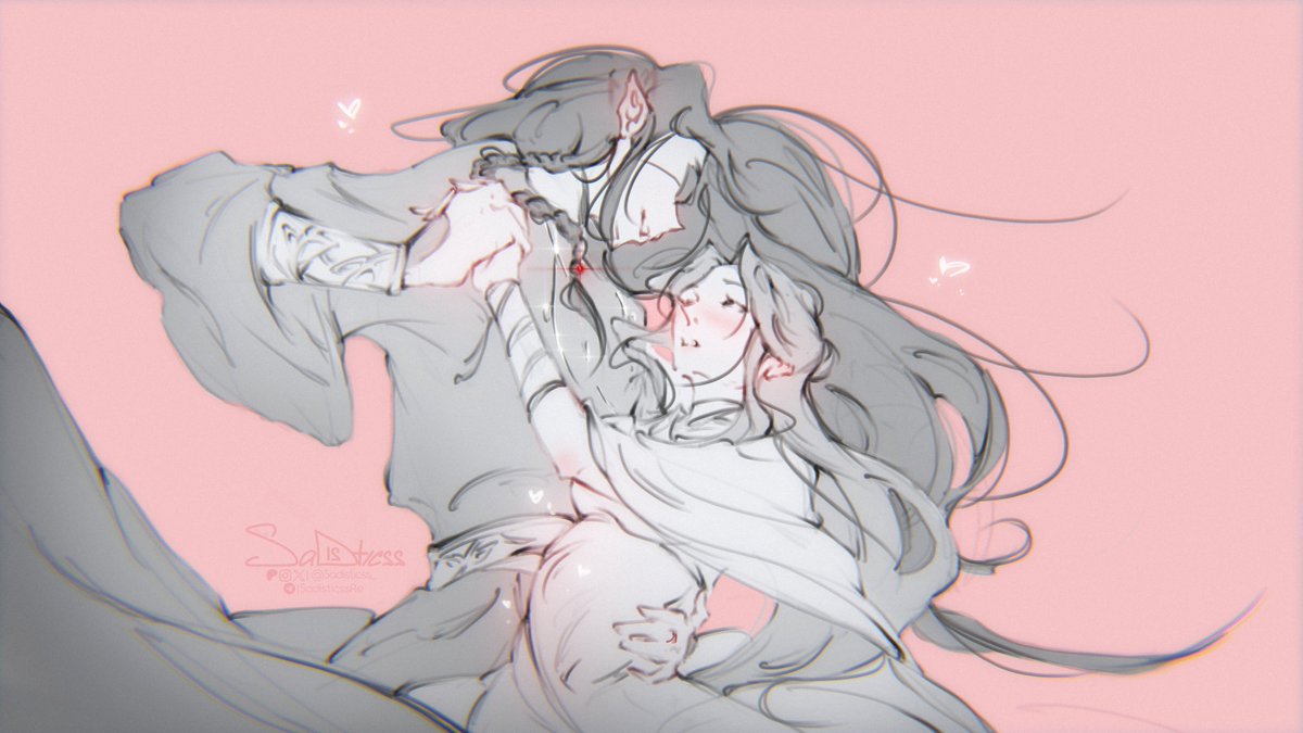 sadisticss_'s tweet photo. kissing tummies *boop*🥰
#TGCF #hualian https://t.co/MszXwLDtIW