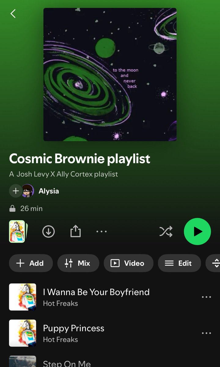 AlysiaCortex's tweet photo. I do! And some other ship playlists too :) https://t.co/tKCtqaQWlX