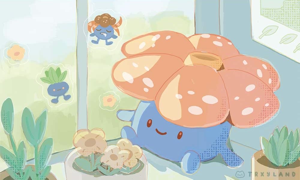 trxyland's tweet photo. Vileplume by the window 🌱 #pokemon https://t.co/d79jKpY7Vg