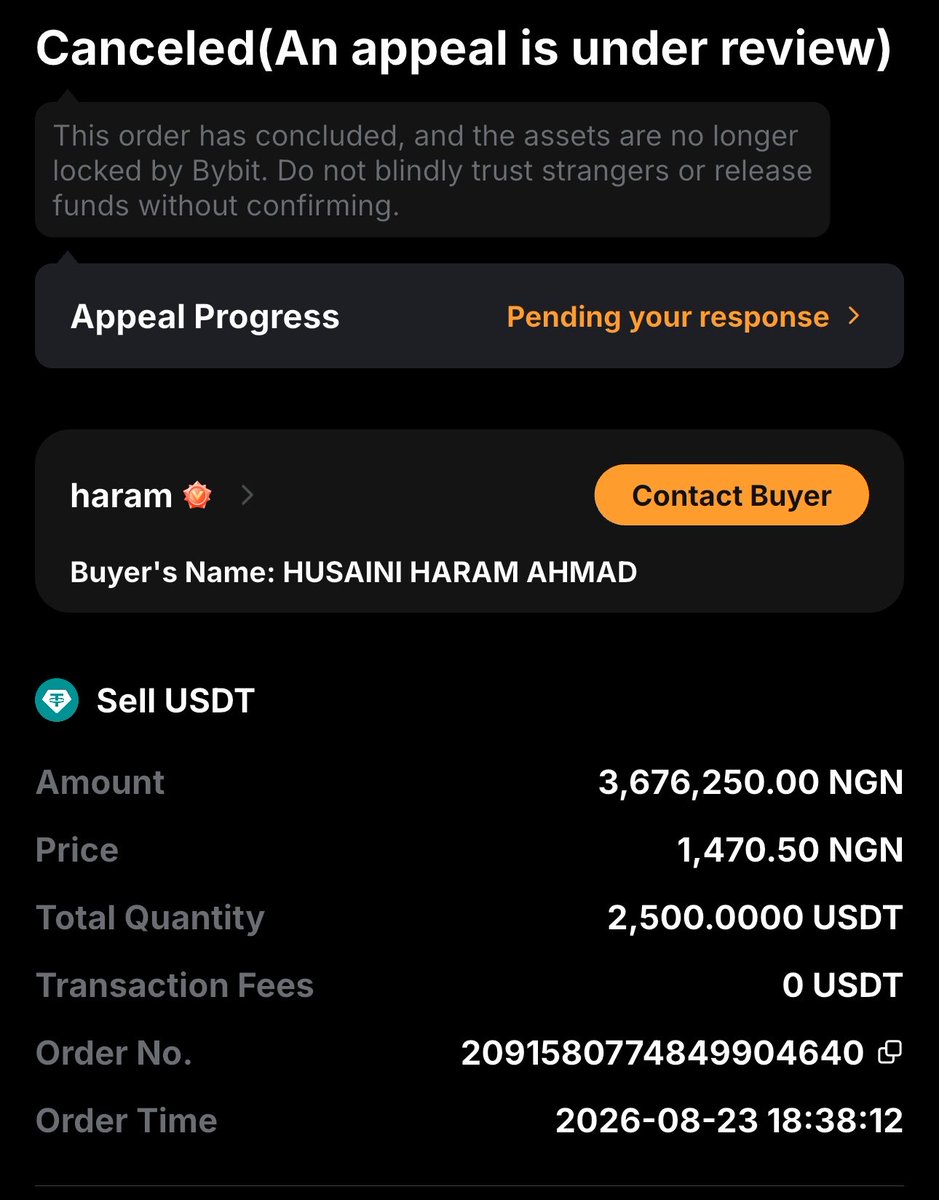 LafiBoy_'s tweet photo. Omo, I nearly got scammed on Bybit yesterday 😭🧵 https://t.co/HUiCC5SbH4