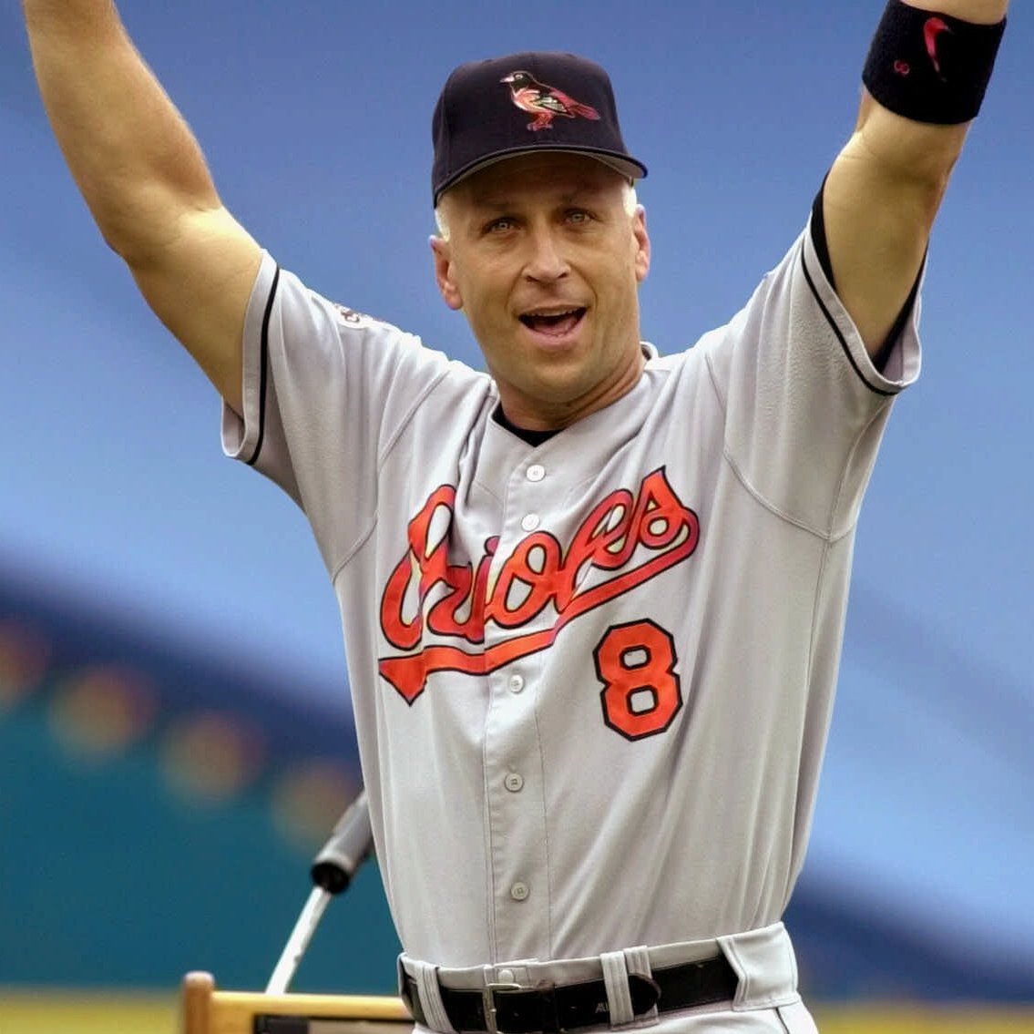FanDuel's tweet photo. It's Cal Ripken Jr.'s 66th birthday!

🔸 1983 World Series champion
🔸 2x AL MVP
🔸 19x MLB All-Star
🔸 8x Silver Slugger
🔸 2x Gold Glove

An Orioles legend whose record of 2,632 consecutive games played will NEVER be broken.

#MLB | #Birdland https://t.co/YRk64r4FMV
