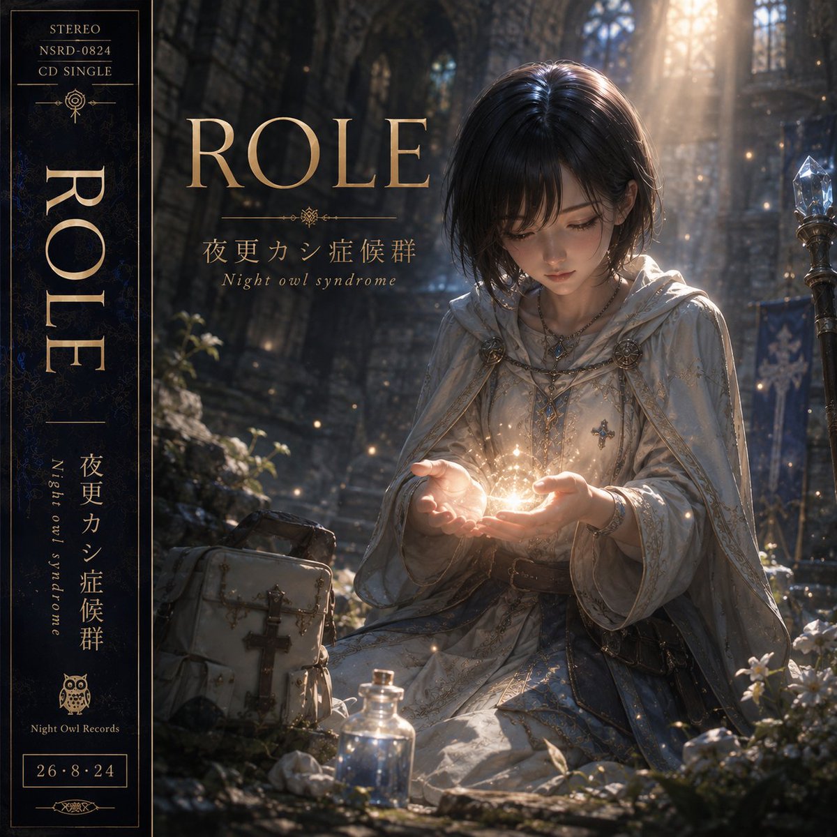 Night_owl_SYN's tweet photo. DJ KNEK（ネック）さん主催の企画
「ROUGHNECK PARTY GROOVE」に参加させていただきました😊

『ROLE』
▷https://t.co/hlfAl1va02

人のすごさは見つけられるのに、
自分のことになると、何も見えなくなる。

戦えないんじゃない。
きっと、戦い方が違うだけ。
今の自分に刺さりすぎて、完成した曲を聴きながら泣いてしまいました🥲