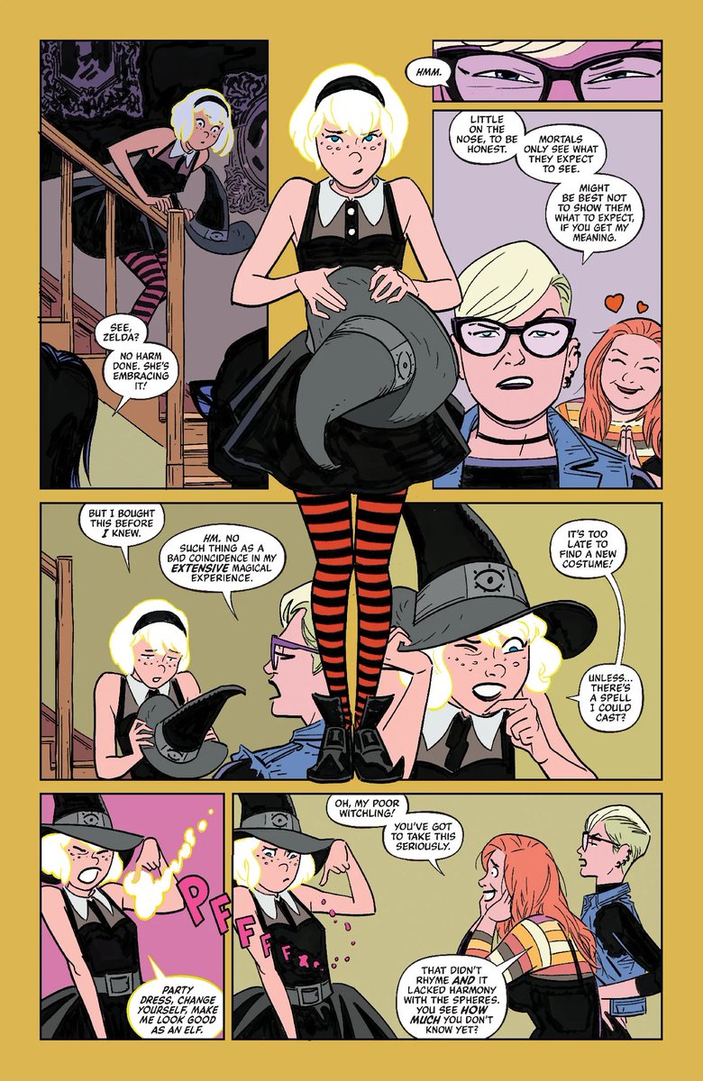 javiercaster's tweet photo. Check out these gorgeous pages by Kano for Sabrina the Teenage Witch #1! https://t.co/uXdsjymklh