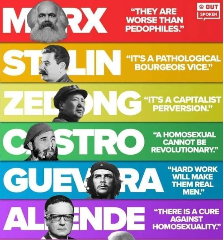 sonrizalmocoh's tweet photo. @emhjr Eu quando vejo gay defendendo esquerda, sou obrigado a concordar com esquerdista que diz que Stalin matou foi pouco https://t.co/LQhlE7dzOs