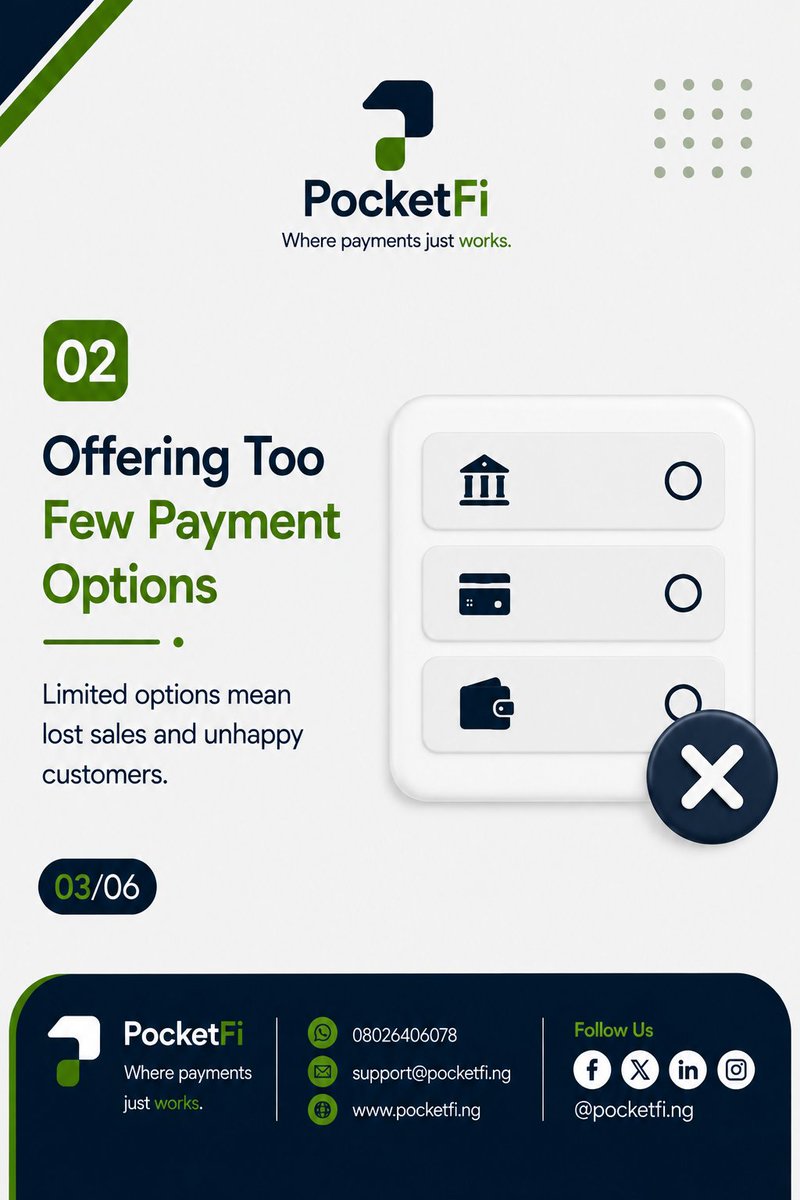 pocketfing's tweet photo. 💳 5 Mistakes Businesses Make With Payments

Payment mistakes can lead to revenue loss, delays, and unnecessary risks. ⚠️💸

Learn what to avoid, protect your revenue, and keep your business payments secure, simple, and seamless. 🔐⚡

PocketFi — Where payments just work. 💚 https://t.co/pjSAY24dsW