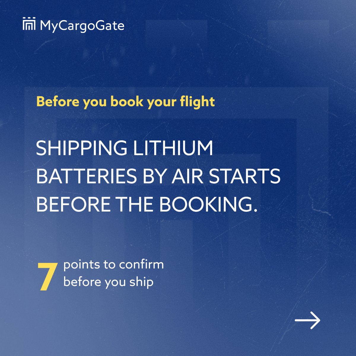 MyCargoGate tweet picture