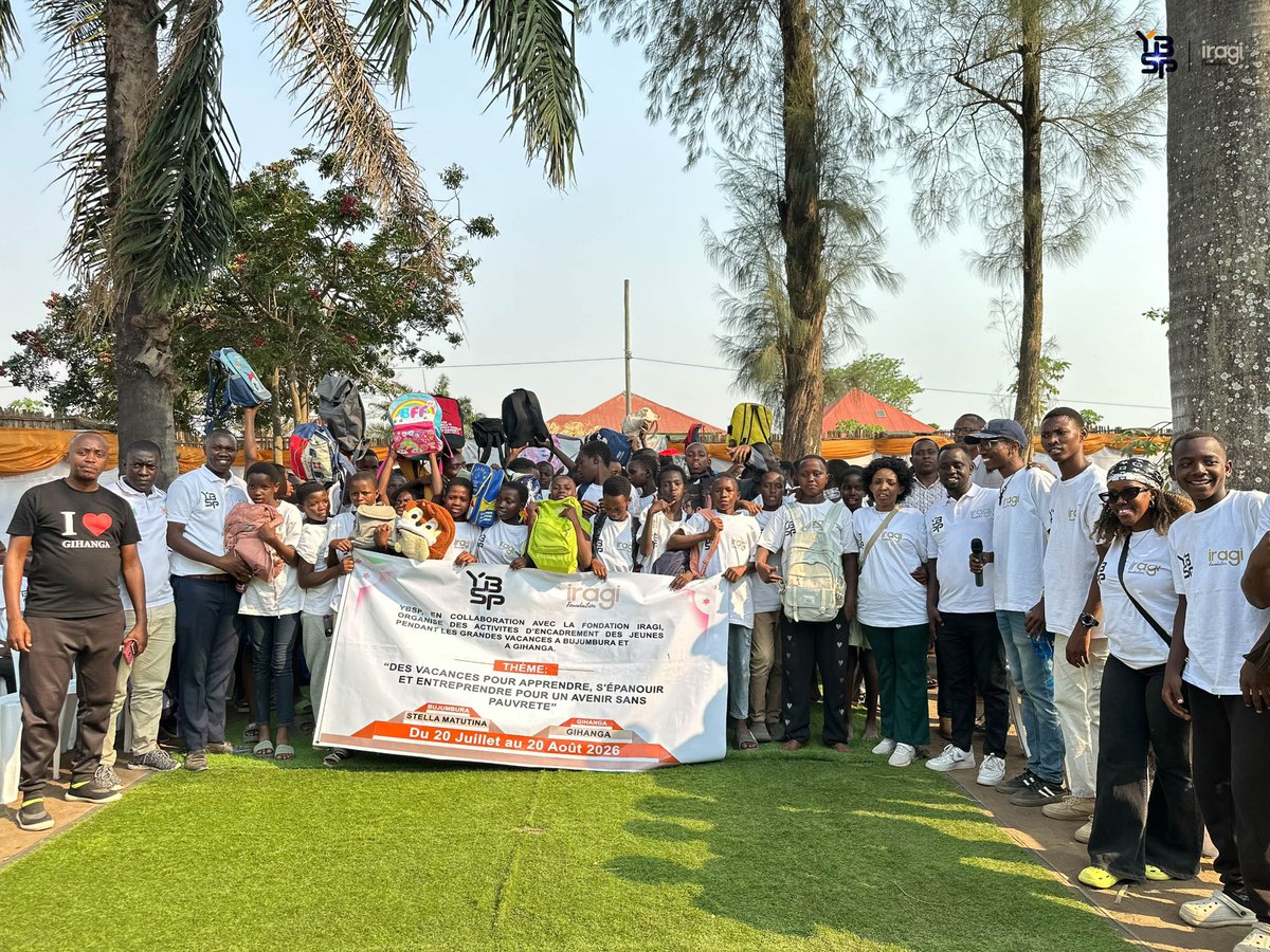 ybspburundi's tweet photo. For one month, children &amp; youth in Gihanga and Bujumbura learned, created, played &amp; built new skills through the IRAGI Foundation &amp; YBSP Educational Holiday Program.

The program concluded on Saturday 22nd, August with awards, school kits.

#YBSP #IRAGIFoundation #EducationForAll https://t.co/G1mNrKDOG8