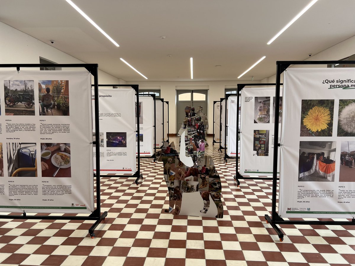 Mariana03MD's tweet photo. Uno de los proyectos de mi tesis doctoral: un estudio #Photovoice donde personas mayores de Bogotá retrataron qué significa envejecer, pertenecer y vivir la ciudad. Exposición se realizó el 13 de agosto en Bogotá 

@UMassAmherst @SectorSalud @JFernandeznino https://t.co/tctp7ar1AW