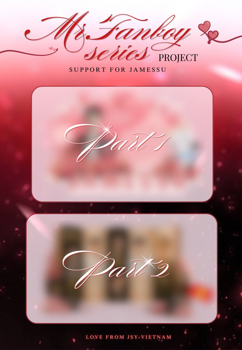 leeminthu86's tweet photo. 📸Fanboy Gala Night EP.1 — Support Project for JamesSu 🎬

With love and pride, we are delighted to present our support project for JamesSu at Fanboy Gala Night EP.1✨

From Part 1 to Part 2, our support is filled with love, encouragement, and the hope that JamesSu can feel the warmth from JSY throughout this special night
 We will always be here, cheering you on.
Love from JSY Vietnam 🇻🇳
@JSdoimatdaysao  @Jamessu_Vnfc 

#JamesSu
#JSY