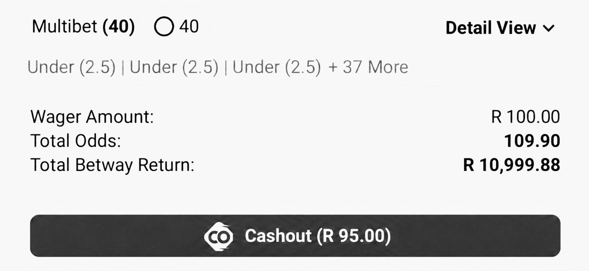 rendani698778's tweet photo. CodeBW6B5978A7🥵🥵🔥

Odds 100+🥵🥵🔥

Good luck punters 🥵🥵🔥🔥 https://t.co/WEyfZxcoQJ