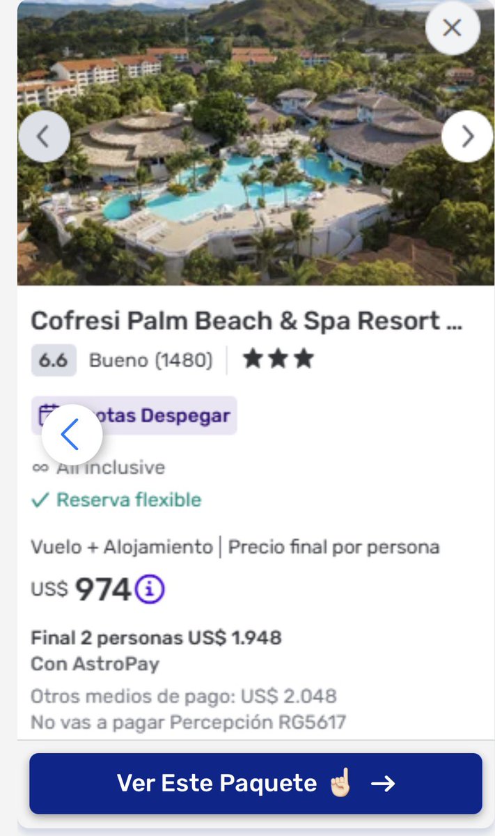 vmenditto's tweet photo. ✈️ URGENTE 🚨 PARA EMITIR 

🏝️ Paquetes All Inclusive 🛎️ a Puerto Plata (Rep. Dominicana) a partir de UȘD
974 desde Bs. As. con Vuelo
Directo ✈️ -por persona en base doble-

No te duermas porque este lugar se puso de moda de nuevo ( en los 90s supo ser un súper destino pero nadie le daba pelota )

Es más lindo que Punta Cana en cuanto a variedad de paisajes y si buscas más virginidad 🌊 

👉🏼te dejo el link para que chusmees 
https://t.co/8Vj6tuX1j3

Si ya conoces déjame tu aporte así decidimos 😘