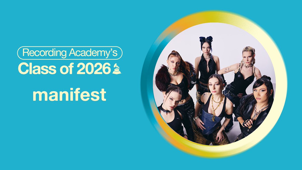 m6nifestgirls's tweet photo. We’re so excited to share that we’ve joined the Recording Academy’s 2026 New Member Class.🧡 @RecordingAcad #IAmTheAcademy https://t.co/SWHwXu3ujG